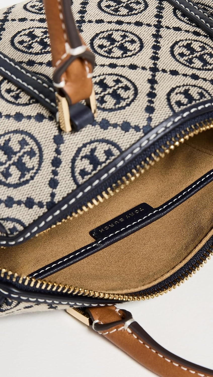 image:imageTory Burch Womens T Monogram Mini Barrel BagTory Navy