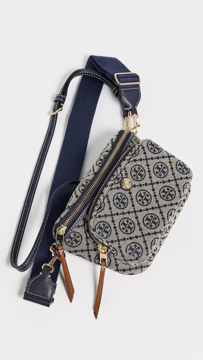 image:imageTory Burch Womens T Monogram Mini Belt Bag Tory Navy One SizeTory Navy