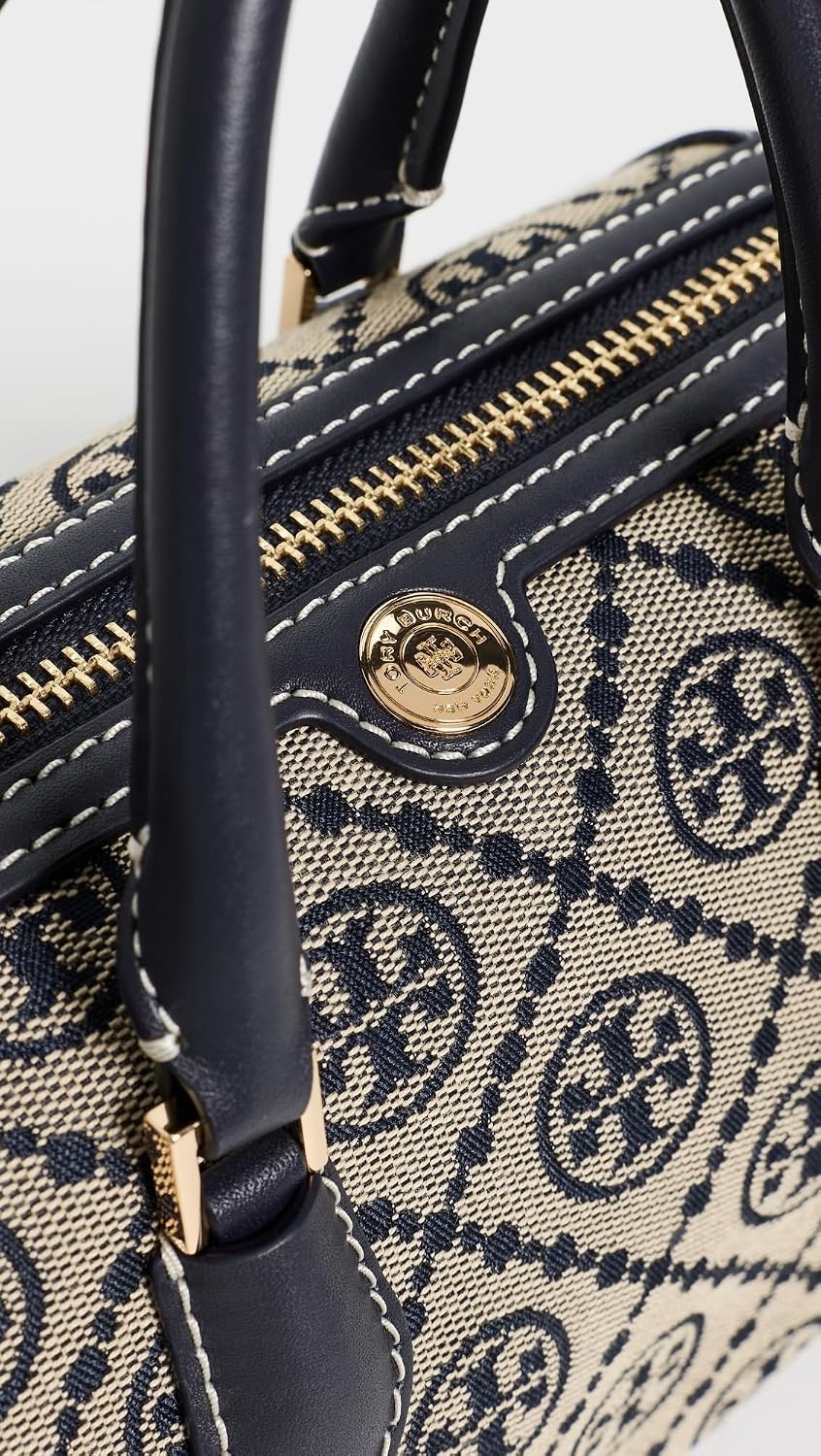 image:imageTory Burch Womens T Monogram Petite Barrel BagTory Navy