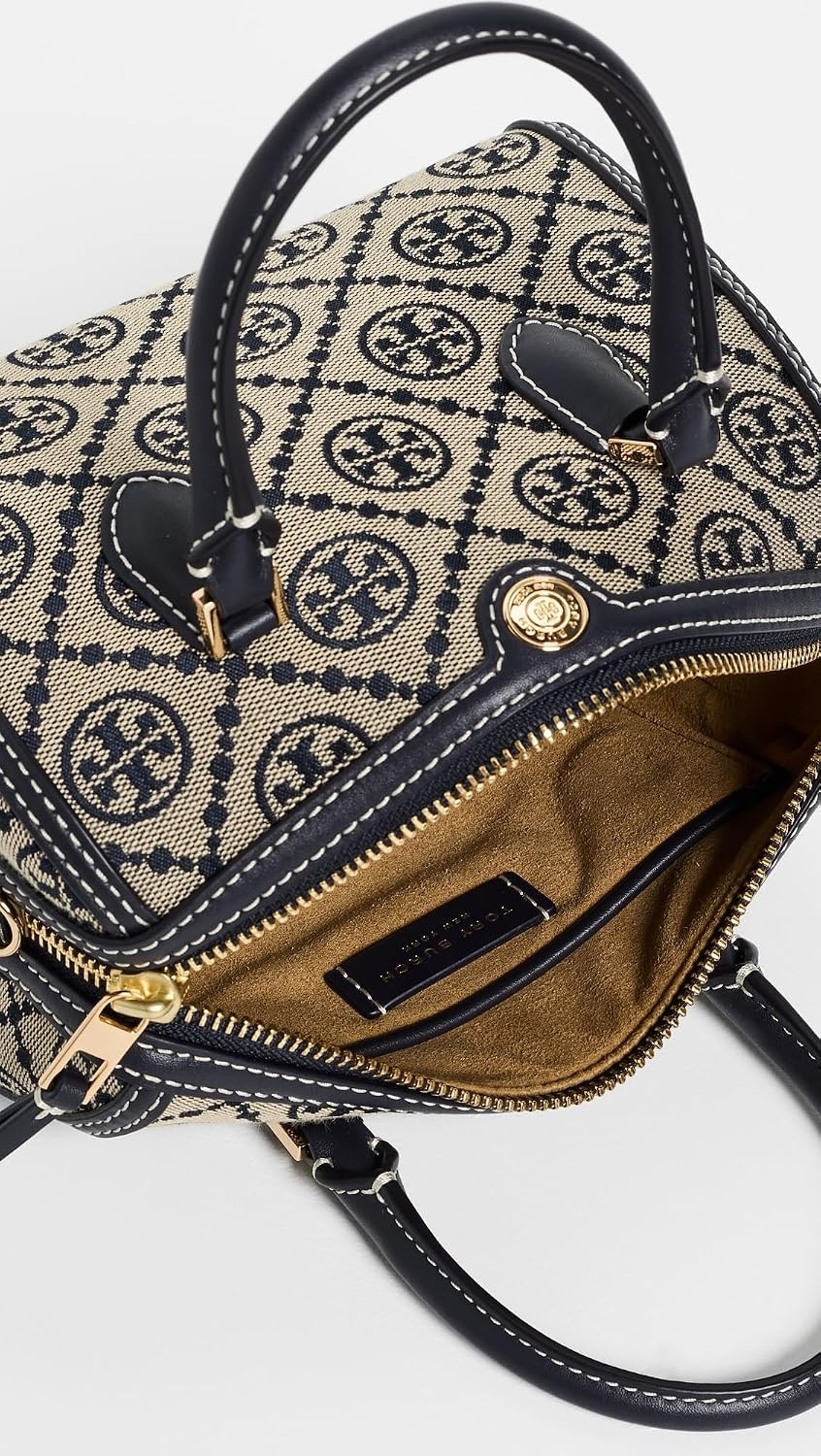 image:imageTory Burch Womens T Monogram Petite Barrel BagTory Navy