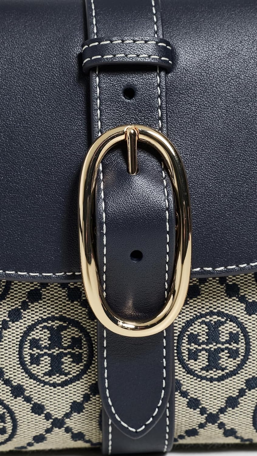 image:imageTory Burch Womens T Monogram Soft Small Shoulder BagTory Navy