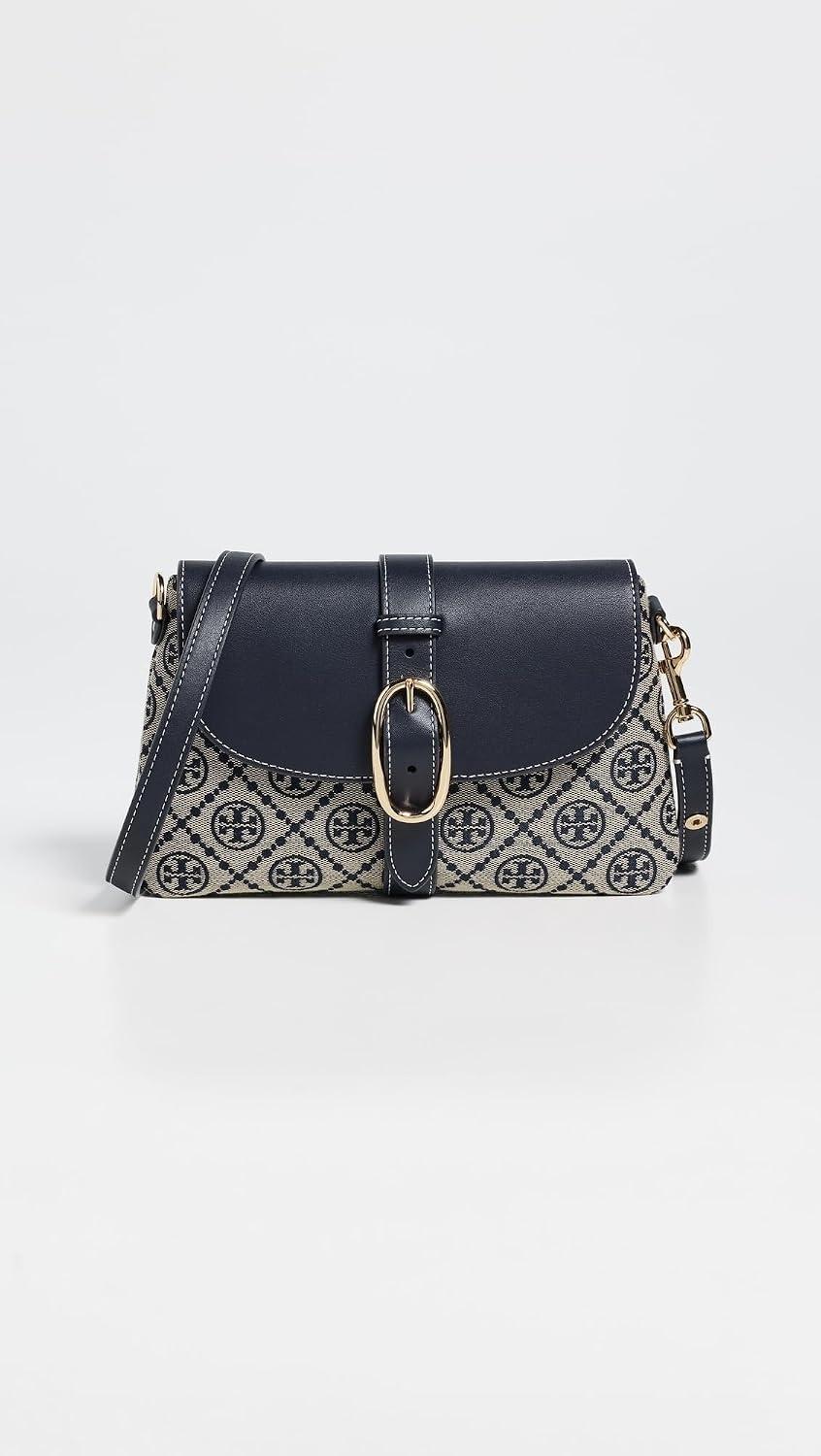 image:imageTory Burch Womens T Monogram Soft Small Shoulder BagTory Navy