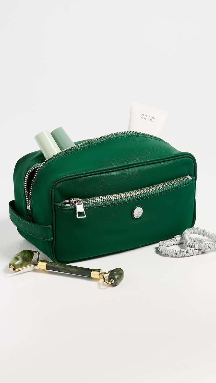 image:imageTory Burch Womens Twist Large Cosmetic Case Basil One SizeBasil