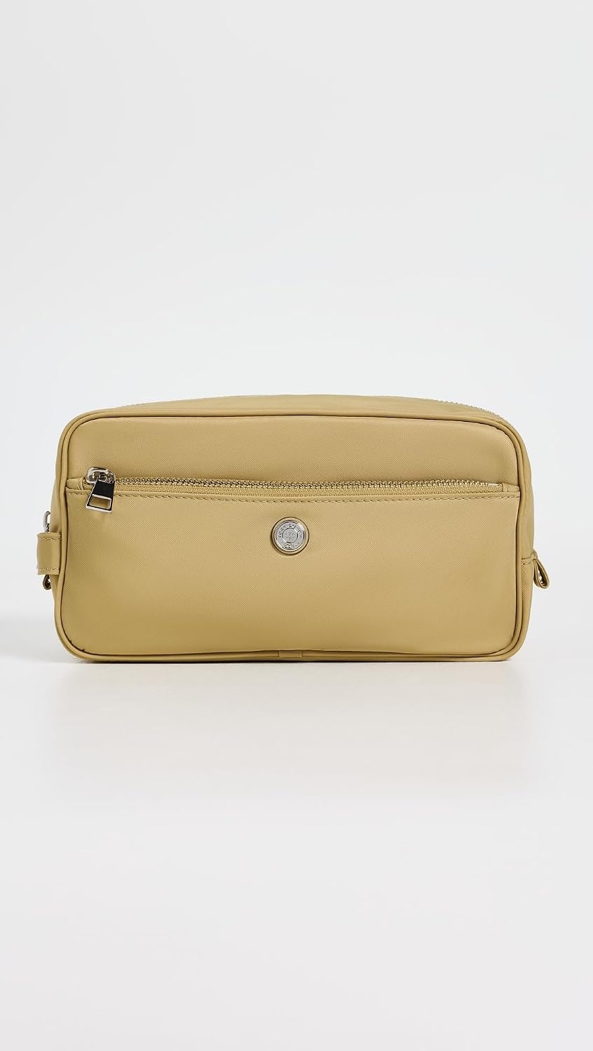 image:imageTory Burch Womens Twist Large Cosmetic Case Warm Bread One SizeWarm Bread