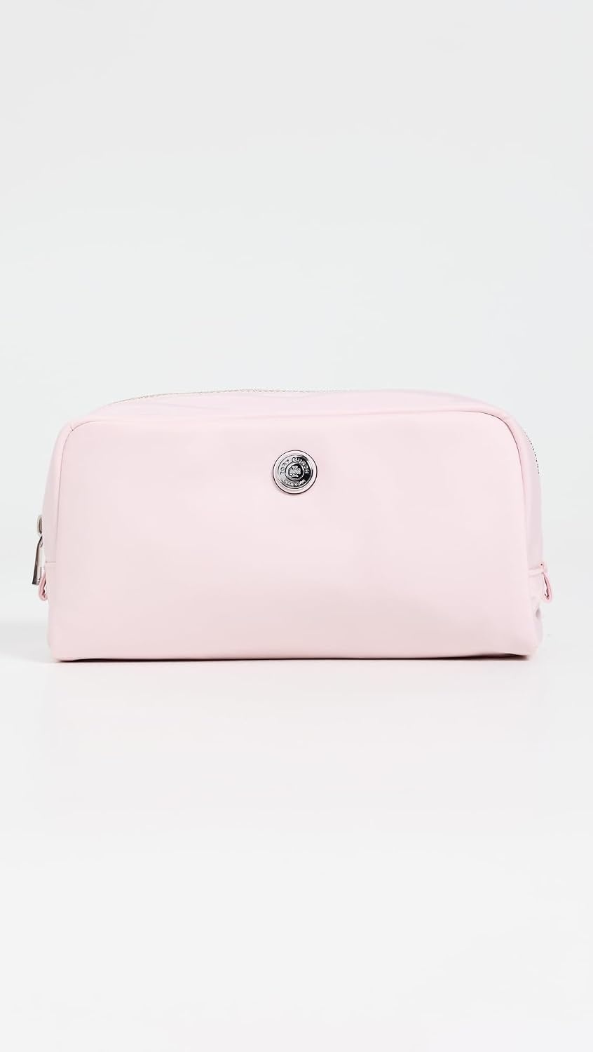 image:imageTory Burch Womens Twist Medium Cosmetic Case Rosette One SizeRosette