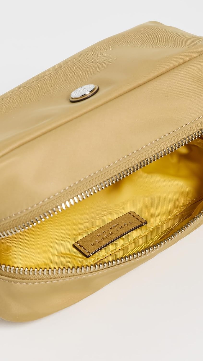 image:imageTory Burch Womens Twist Medium Cosmetic Case Warm Bread One SizeWarm Bread