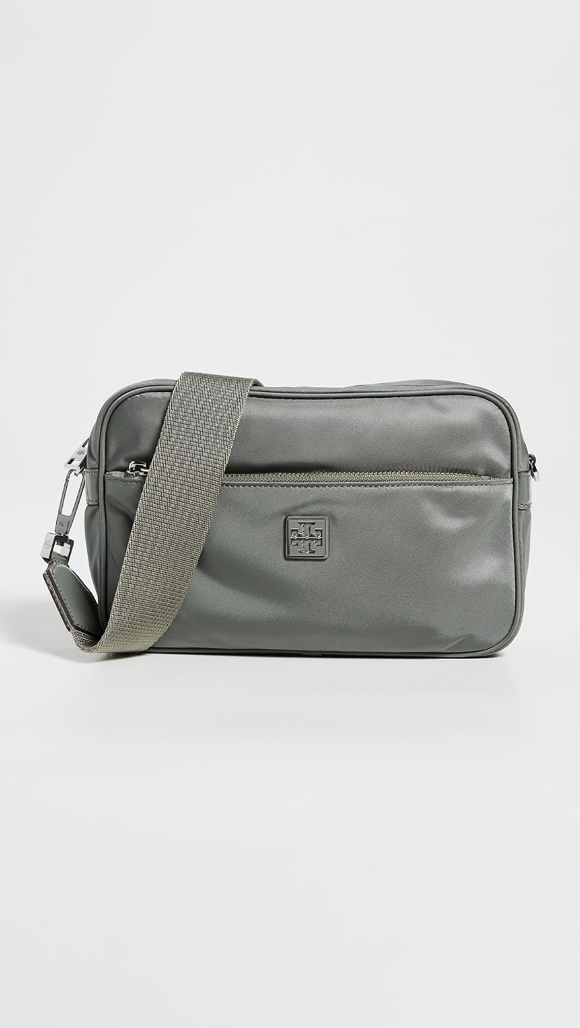 image:imageTory Burch Womens Virginia Nylon Crossbody BagShale Rock