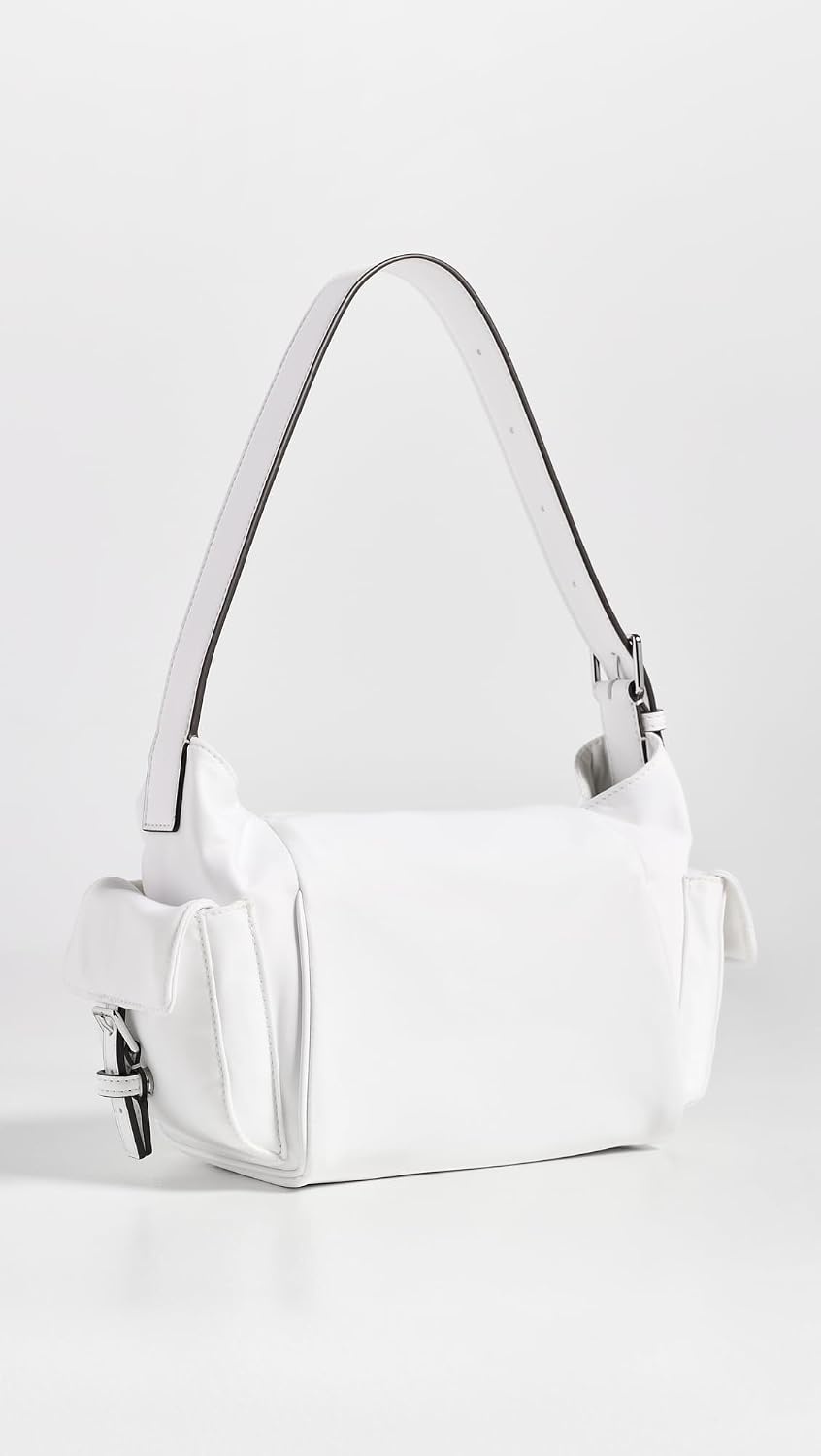 image:imageTory Burch Womens Virginia Pocket Shoulder BagSnow White