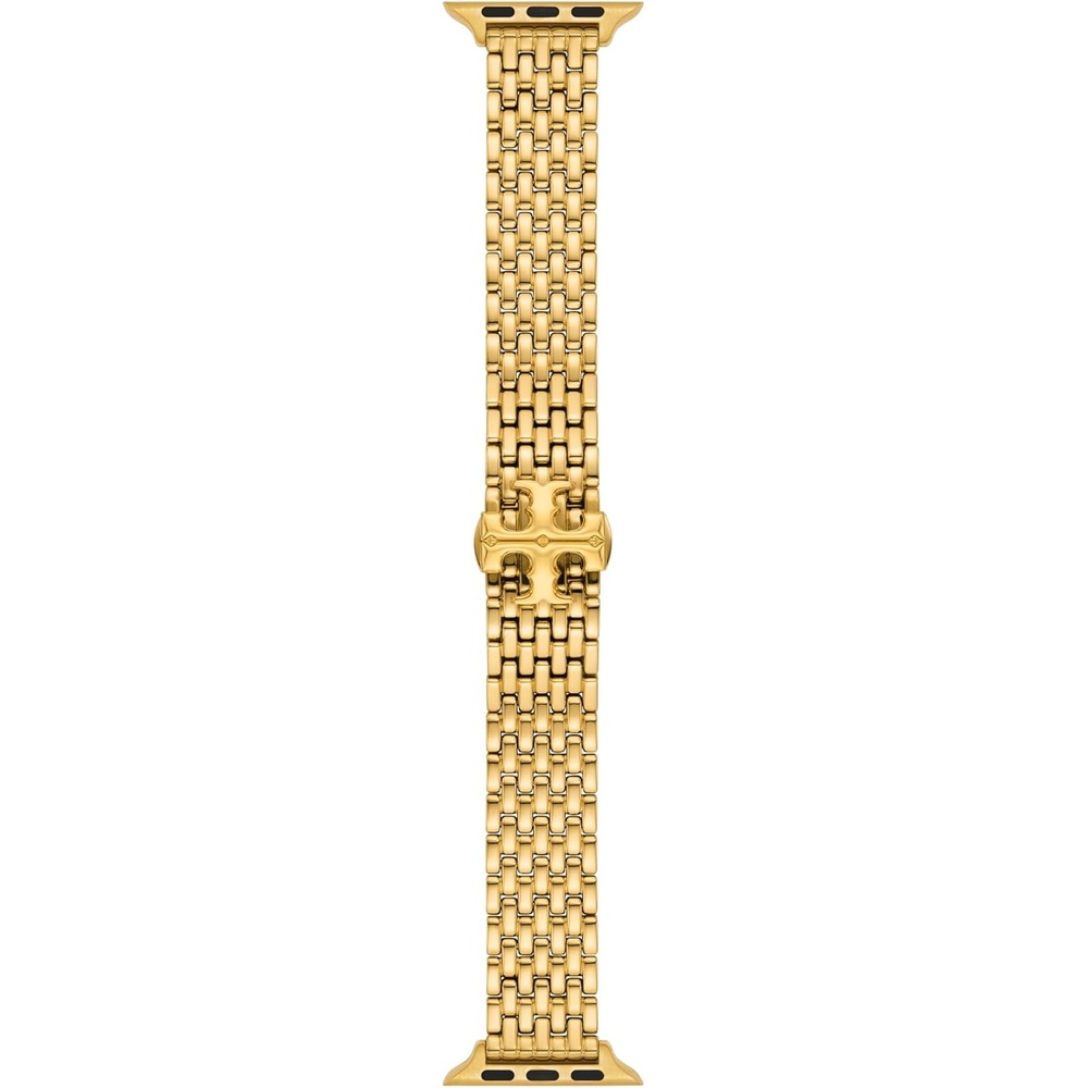 image:imageTory Burch Womens Eleanor 38404142mm and 42444546mm Stainless Steel Band for Apple WatchGold Logo