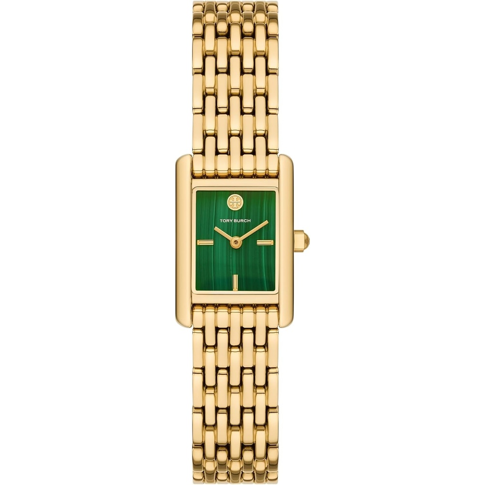 image:imageTory Burch Womens Eleanor Stainless Steel WatchGoldGreen
