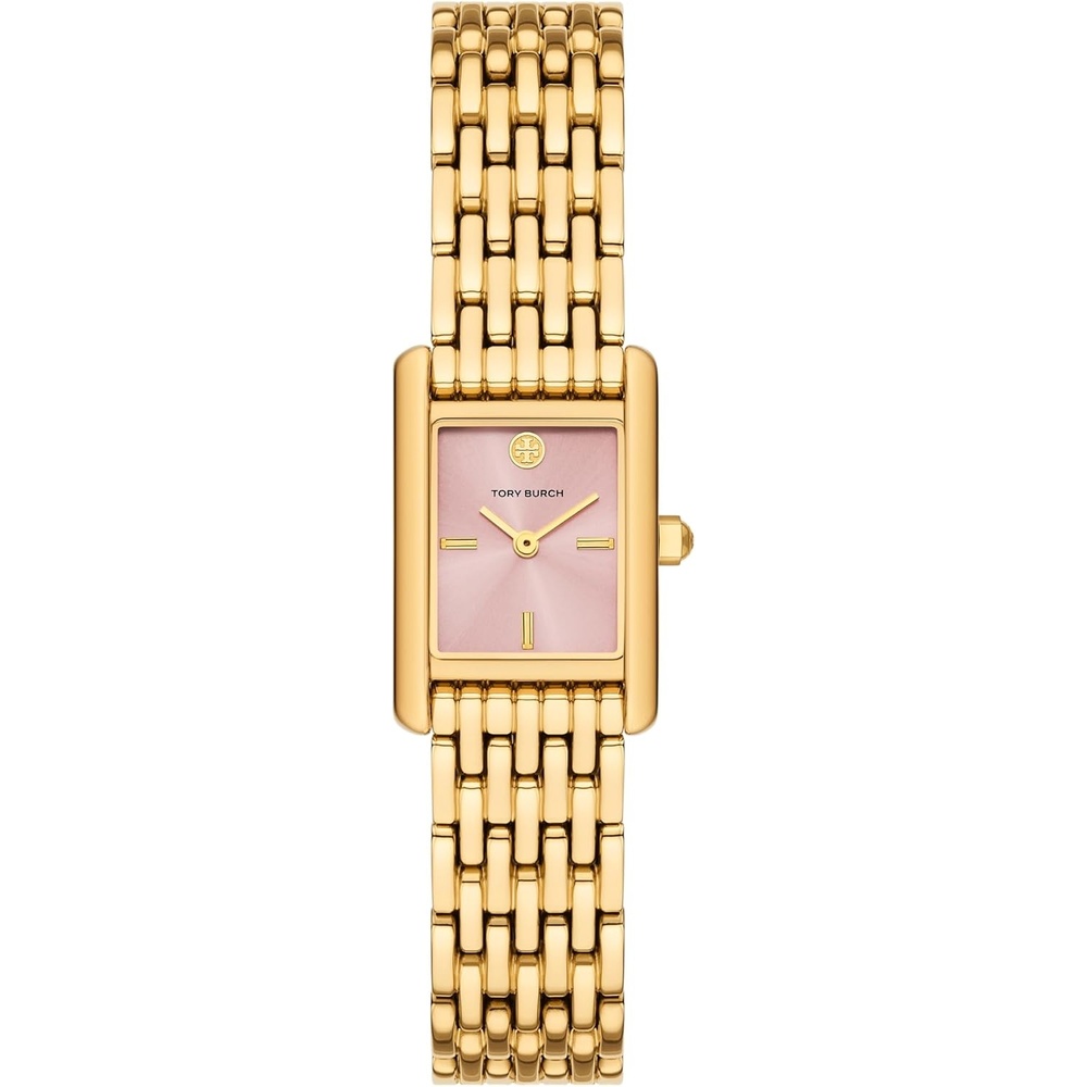 image:imageTory Burch Womens Eleanor Stainless Steel WatchGoldPink