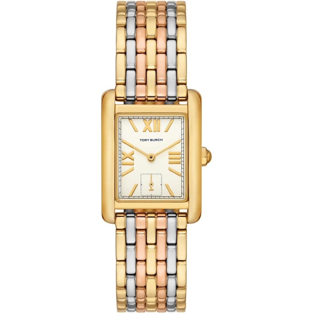 image:imageTory Burch Womens Eleanor Stainless Steel WatchTriTone