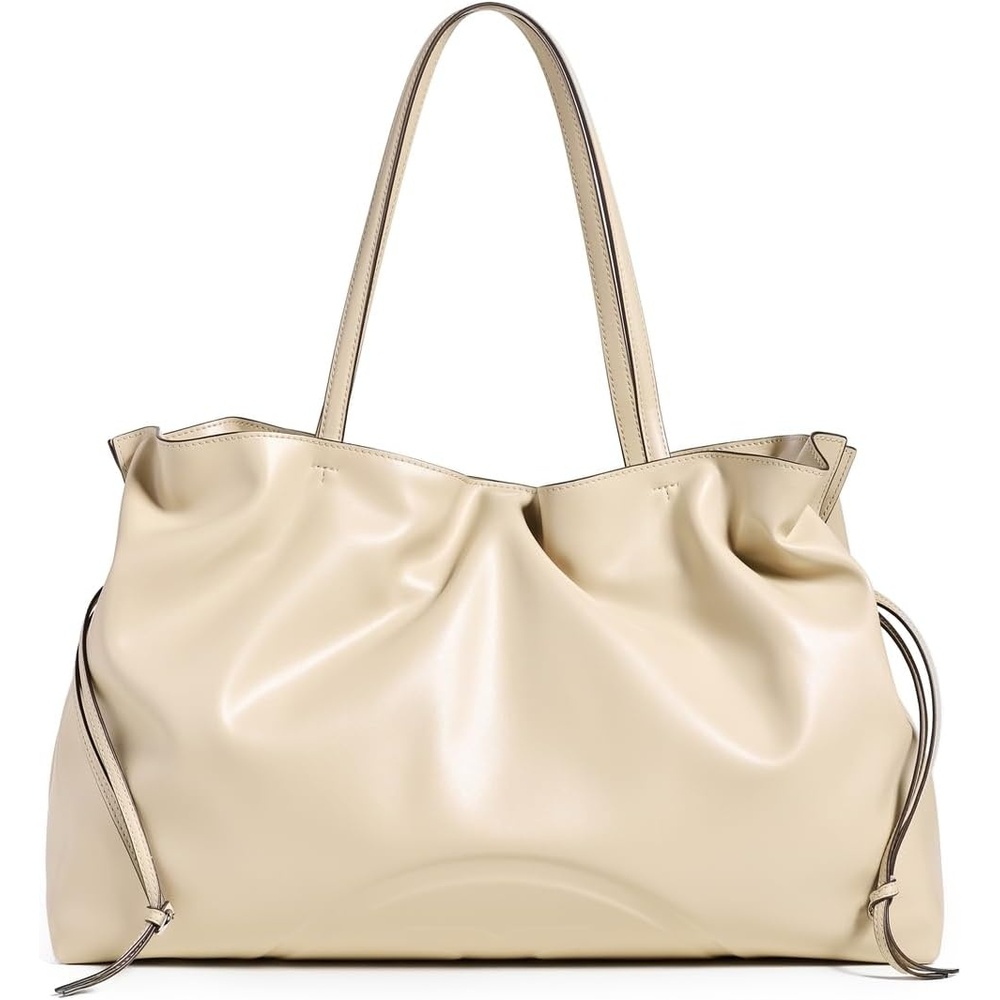 image:imageTory Burch Womens Ella Drawstring ToteLight Stone