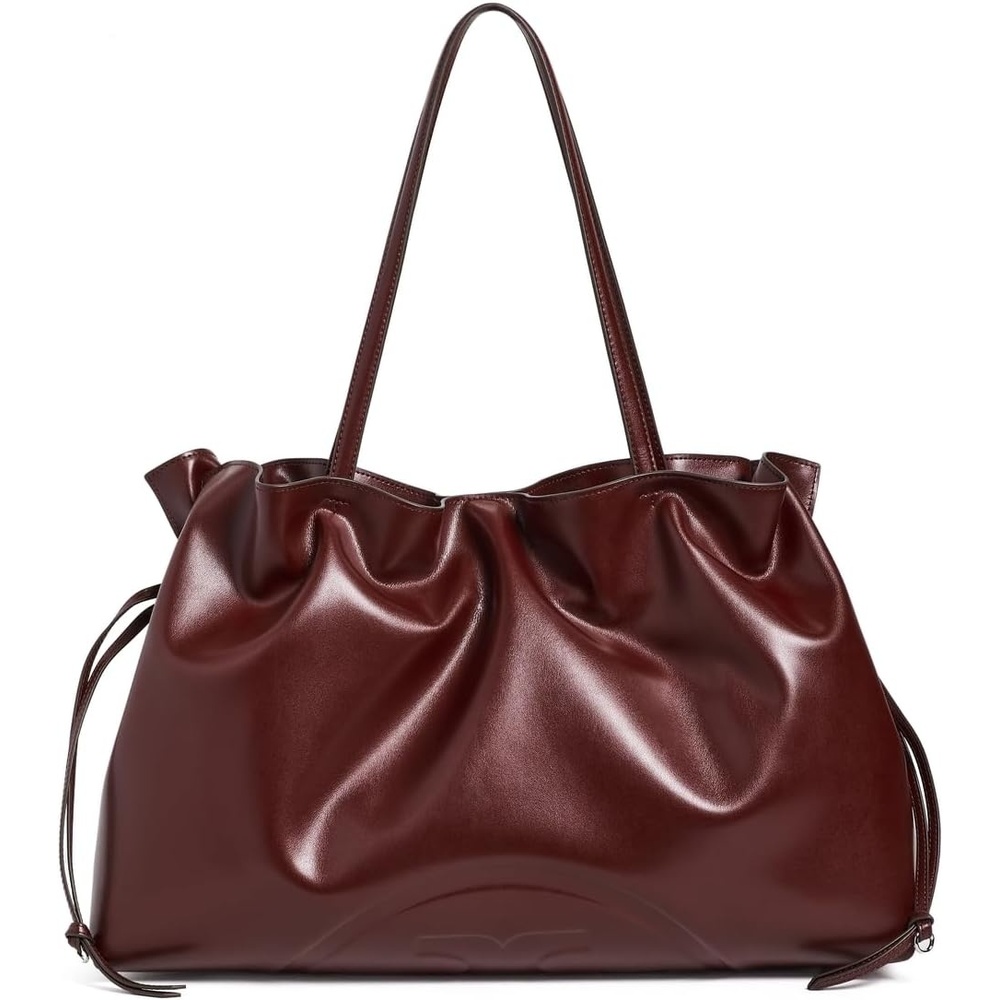 image:imageTory Burch Womens Ella Drawstring ToteMerlot