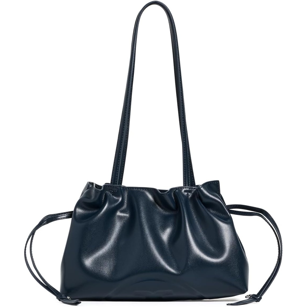 image:imageTory Burch Womens Ella Recycled Drawstring Small ToteNew Navy