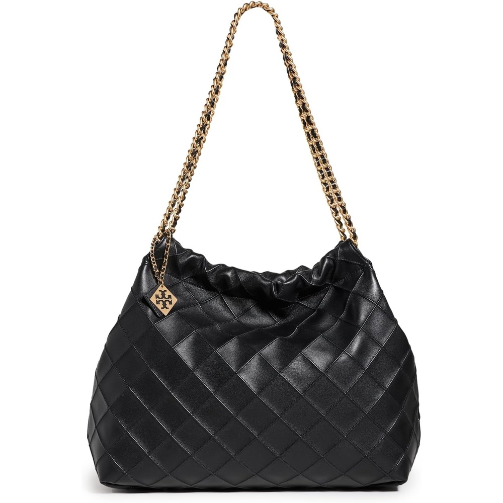 image:imageTory Burch Womens Fleming Soft Drawstring Hobo BagBlack