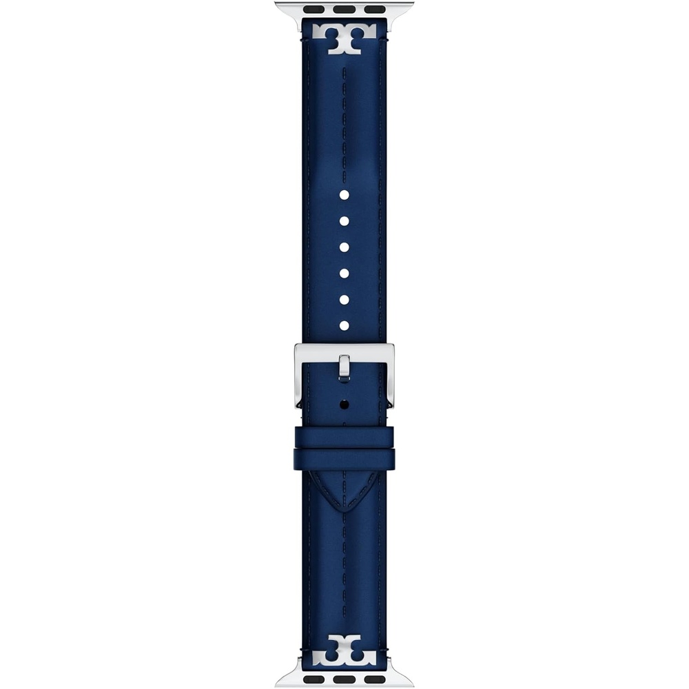 image:imageTory Burch Womens Kira 38404142mm Band For Apple WatchBlue Leather