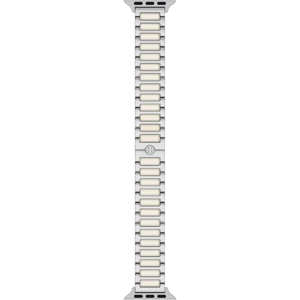 image:imageTory Burch Womens Kira 38404142mm Band For Apple WatchSilverCream