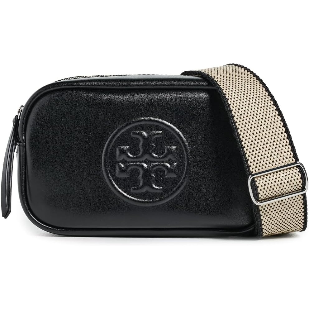 image:imageTory Burch Womens Miller Soft Mini Crossbody Bag Black One Size
