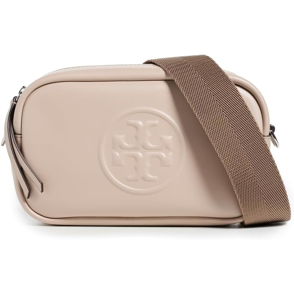 image:imageTory Burch Womens Miller Soft Mini Crossbody BagLight Stone