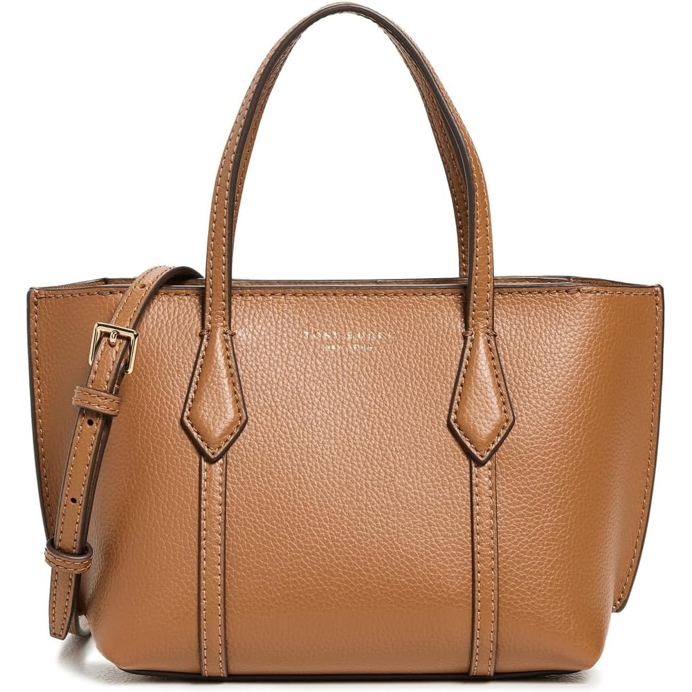 image:imageTory Burch Womens Perry Mini ToteAutumn Brown