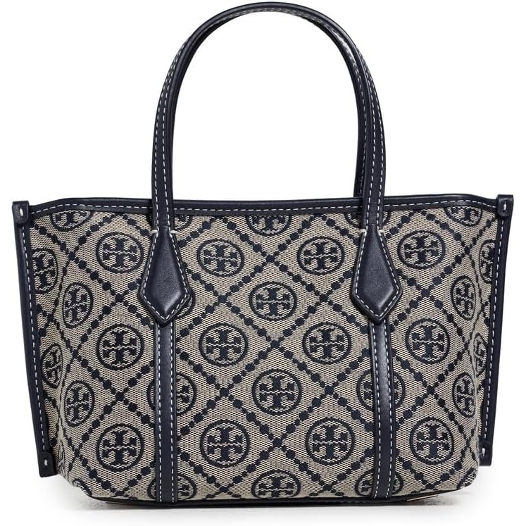 image:imageTory Burch Womens Perry T Monogram Mini ToteTory Navy