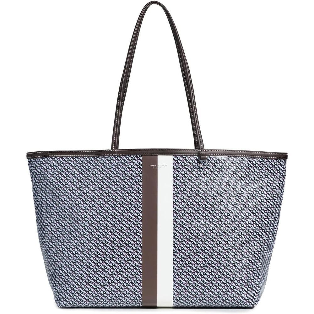 image:imageTory Burch Womens Racer Printed ToteBlue