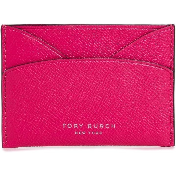 image:imageTory Burch Womens Romy Flat Card Case Bright Pink One SizeBright Pink