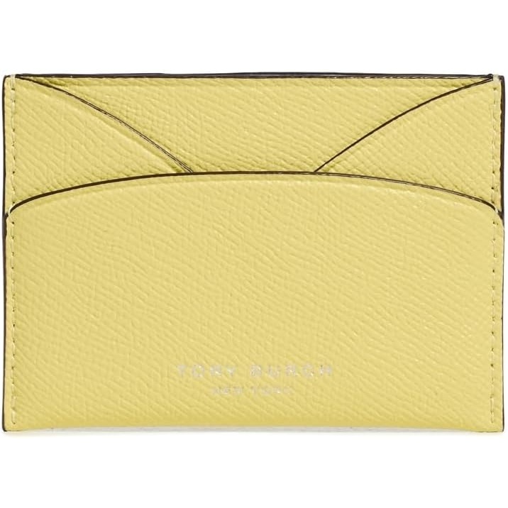 image:imageTory Burch Womens Romy Flat Card Case Yellow Sky One SizeYellow Sky