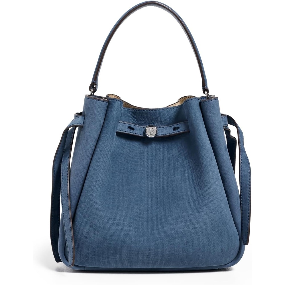 image:imageTory Burch Womens Romy Nubuck Bucket BagSoft Blue