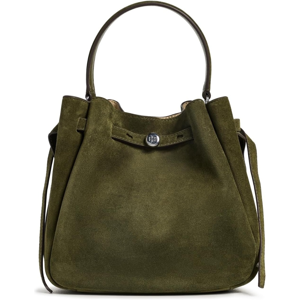 image:imageTory Burch Womens Romy Suede Bucket BagLeccio
