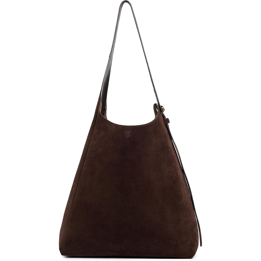 image:imageTory Burch Womens Romy Suede Hobo BagDark Cocoa