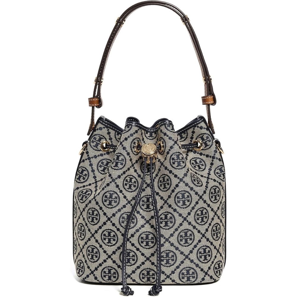 image:imageTory Burch Womens T Monogram Bucket BagTory Navy