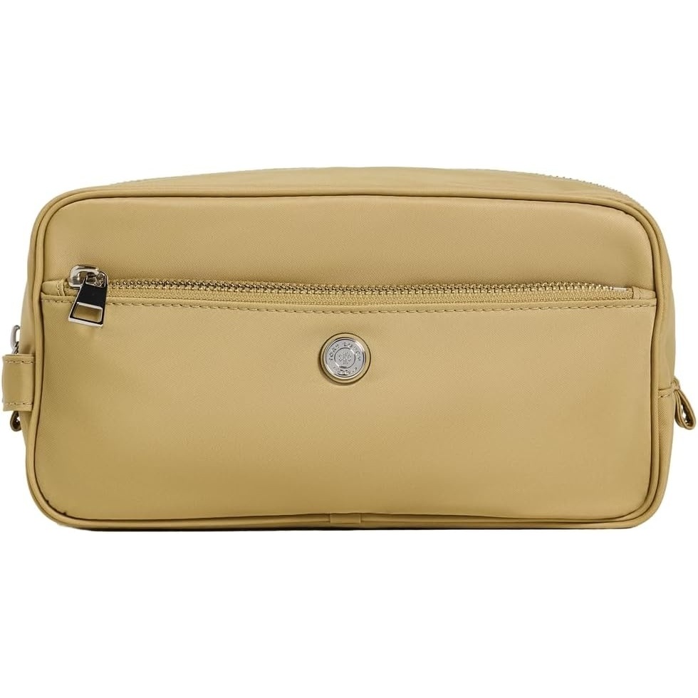 image:imageTory Burch Womens Twist Large Cosmetic Case Warm Bread One SizeWarm Bread