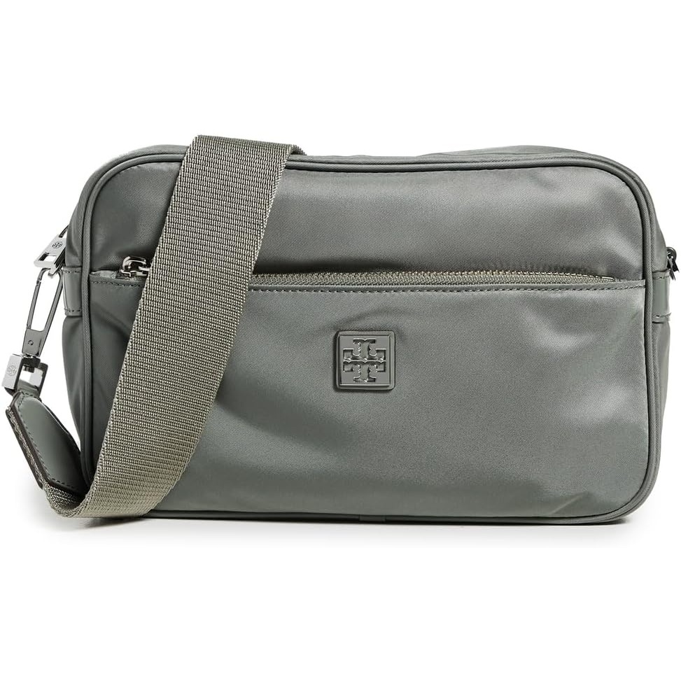 image:imageTory Burch Womens Virginia Nylon Crossbody BagShale Rock