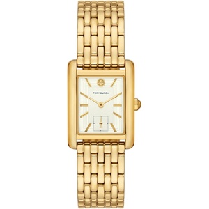 Tory Burch Women’s Eleanor Stainless Steel Watch(Gold)