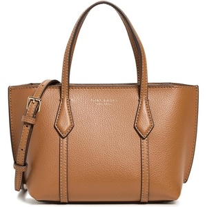 Tory Burch Women’s Perry Mini Tote(Autumn Brown)