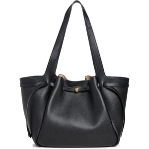 Tory Burch Women’s Romy Pebbled Tote(Black)