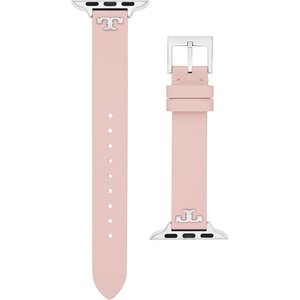 Tory Burch Women’s T 38/40/41/42mm Band for Apple Watch®(Pink Leather)