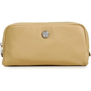 Tory Burch Women’s Twist Medium Cosmetic Case, Warm Bread, One Size(Warm Bread)